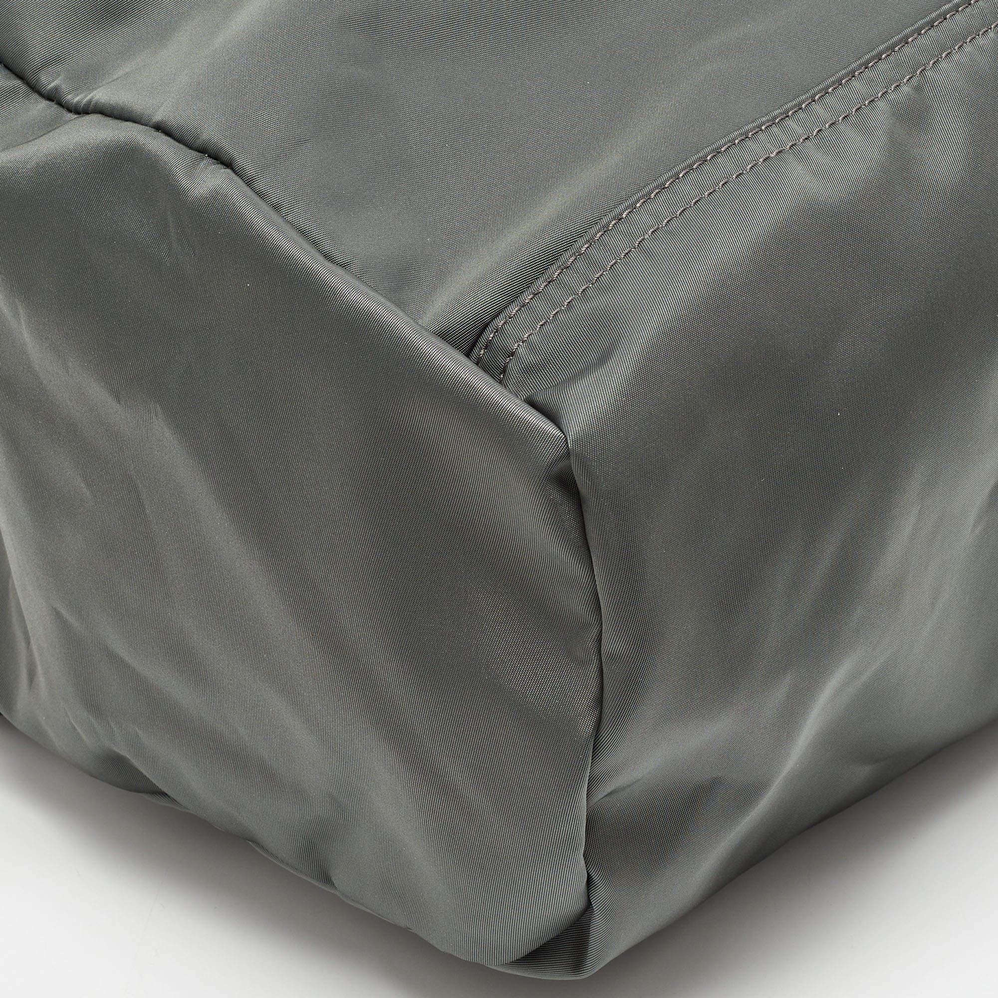 Givenchy Grey/Black Nylon Pandora Top Handle Bag 1