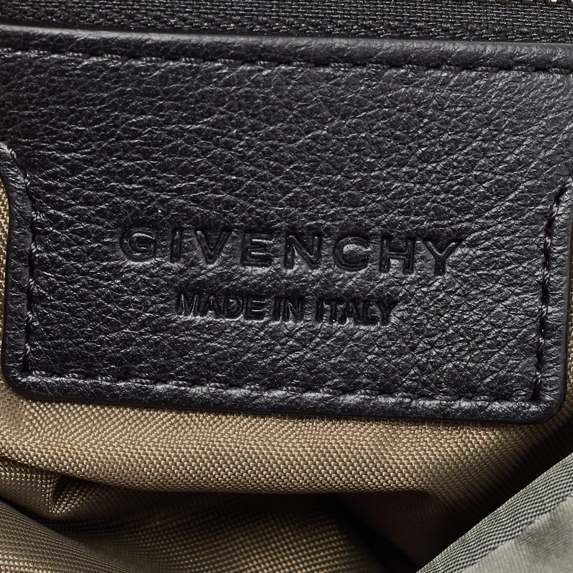 Givenchy Grey/Black Nylon Pandora Top Handle Bag 4