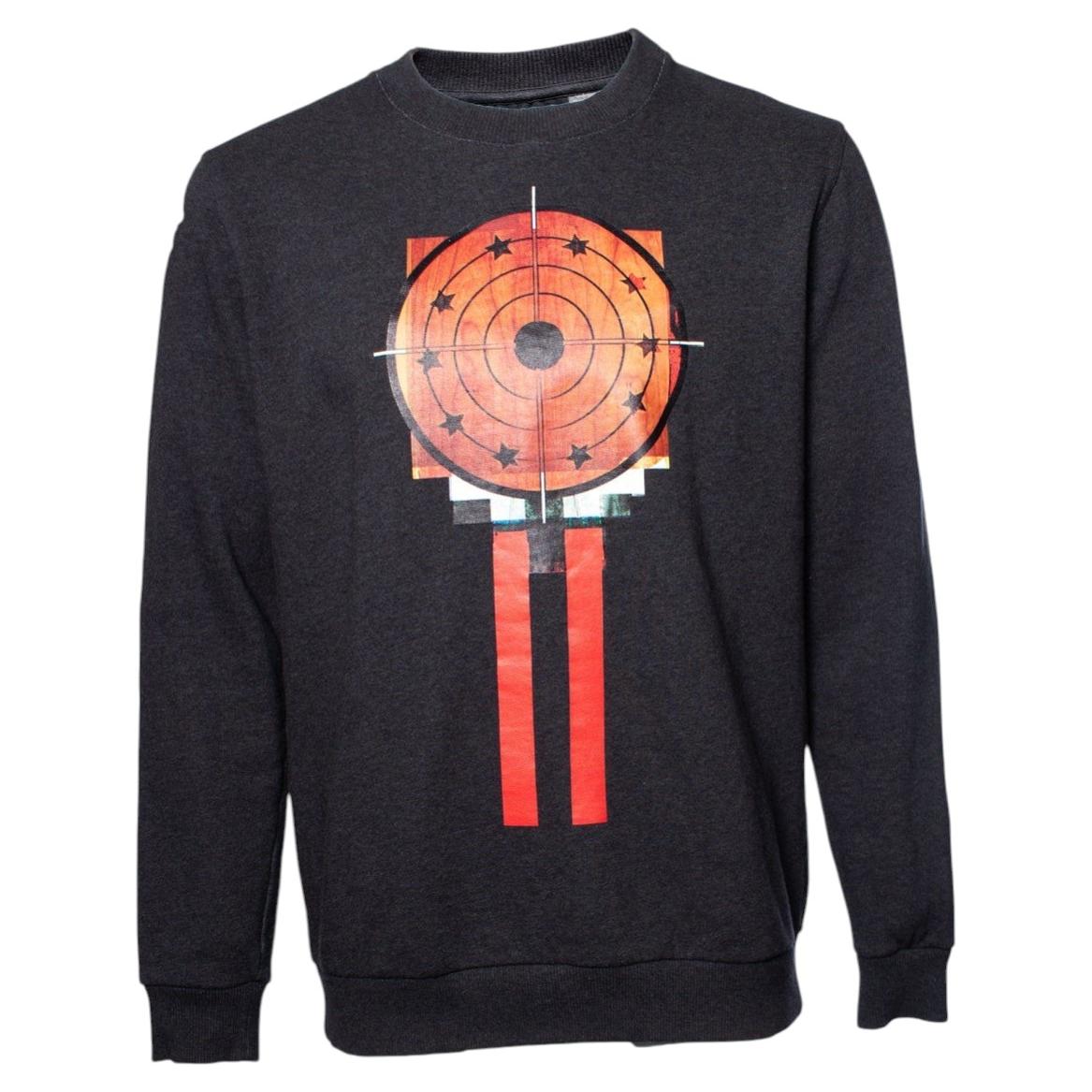 Givenchy, Grey crewneck sweater with print