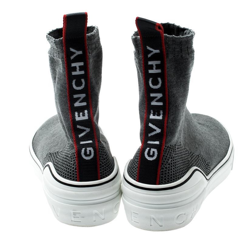 givenchy knitted mid sneakers