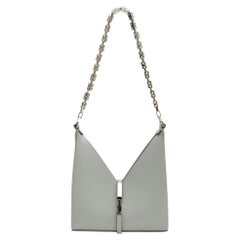 Givenchy Grey Lambskin Mini Cut-Out Shoulder Bag