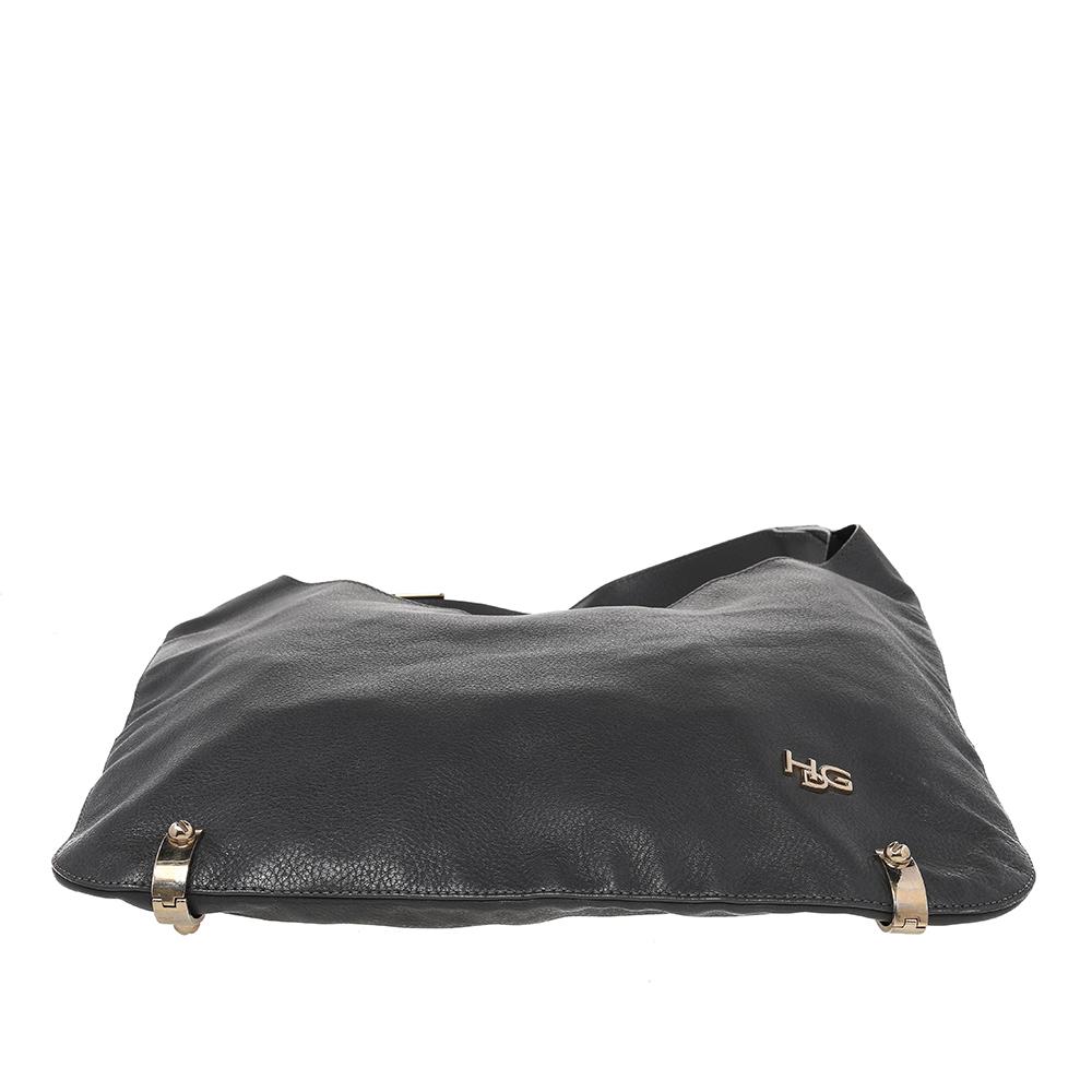 Black Givenchy Grey Leather Hobo