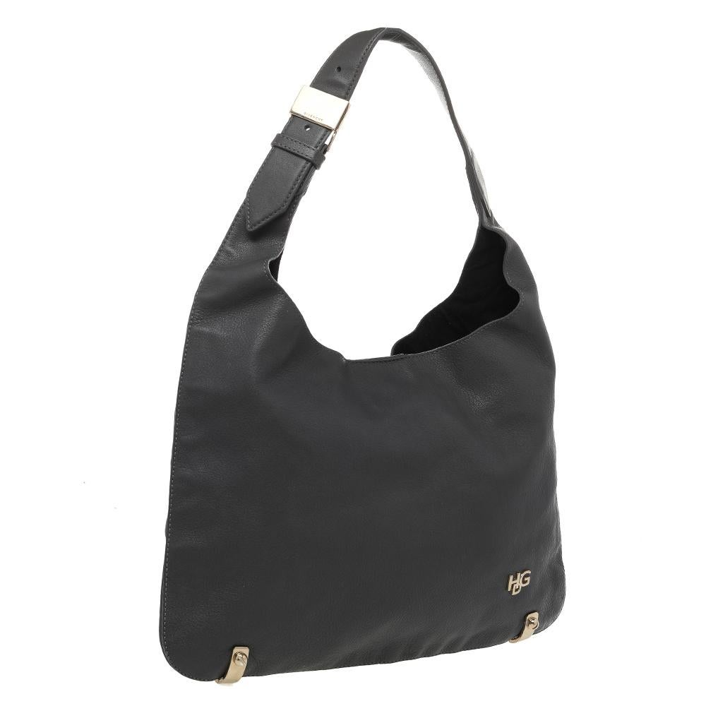 Givenchy Grey Leather Hobo 2