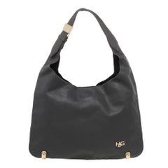 Givenchy Grey Leather Hobo