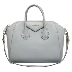 Givenchy Grey Leather Medium Antigona Satchel