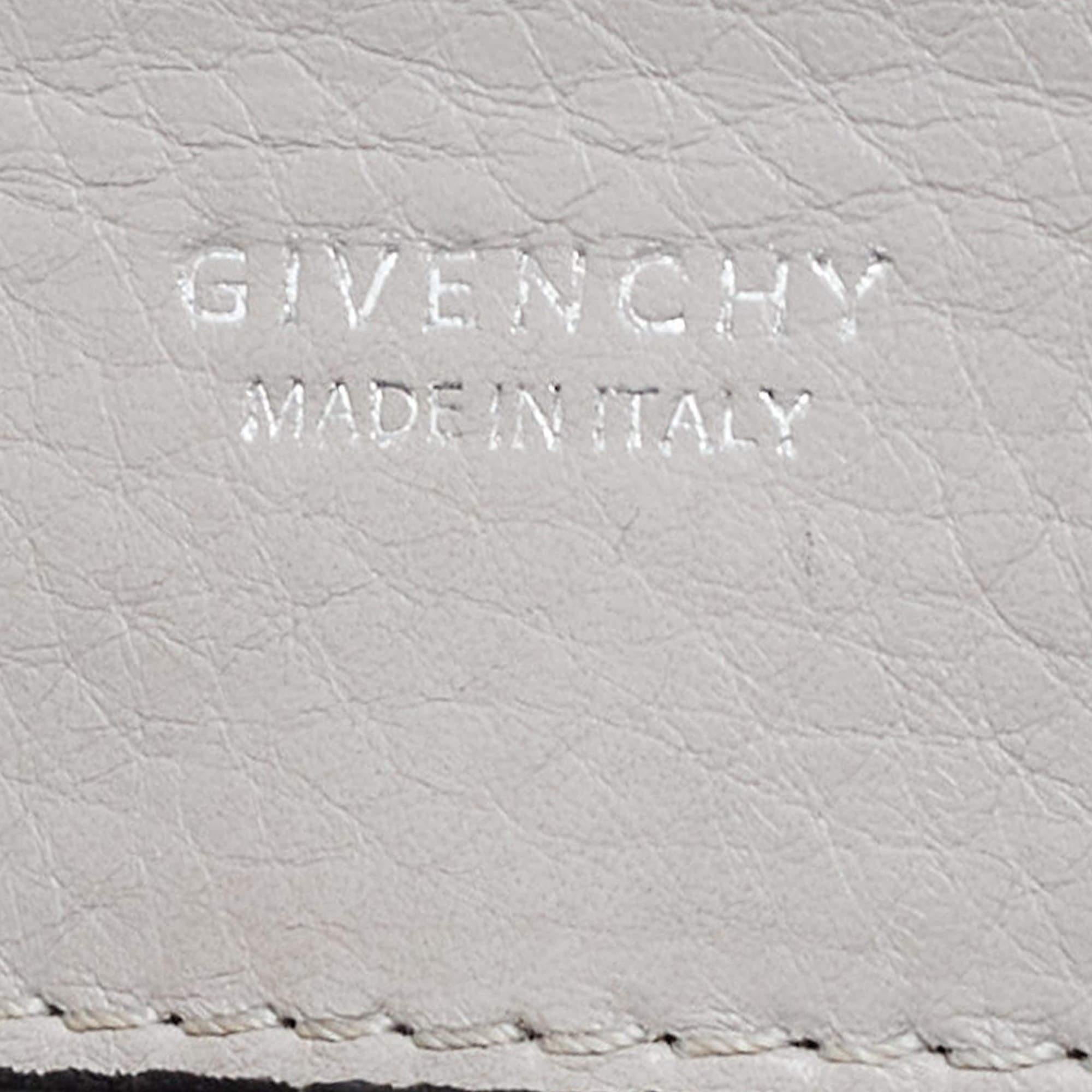 Givenchy Medium Obsedia Tragetasche aus grauem Leder Medium im Angebot 7