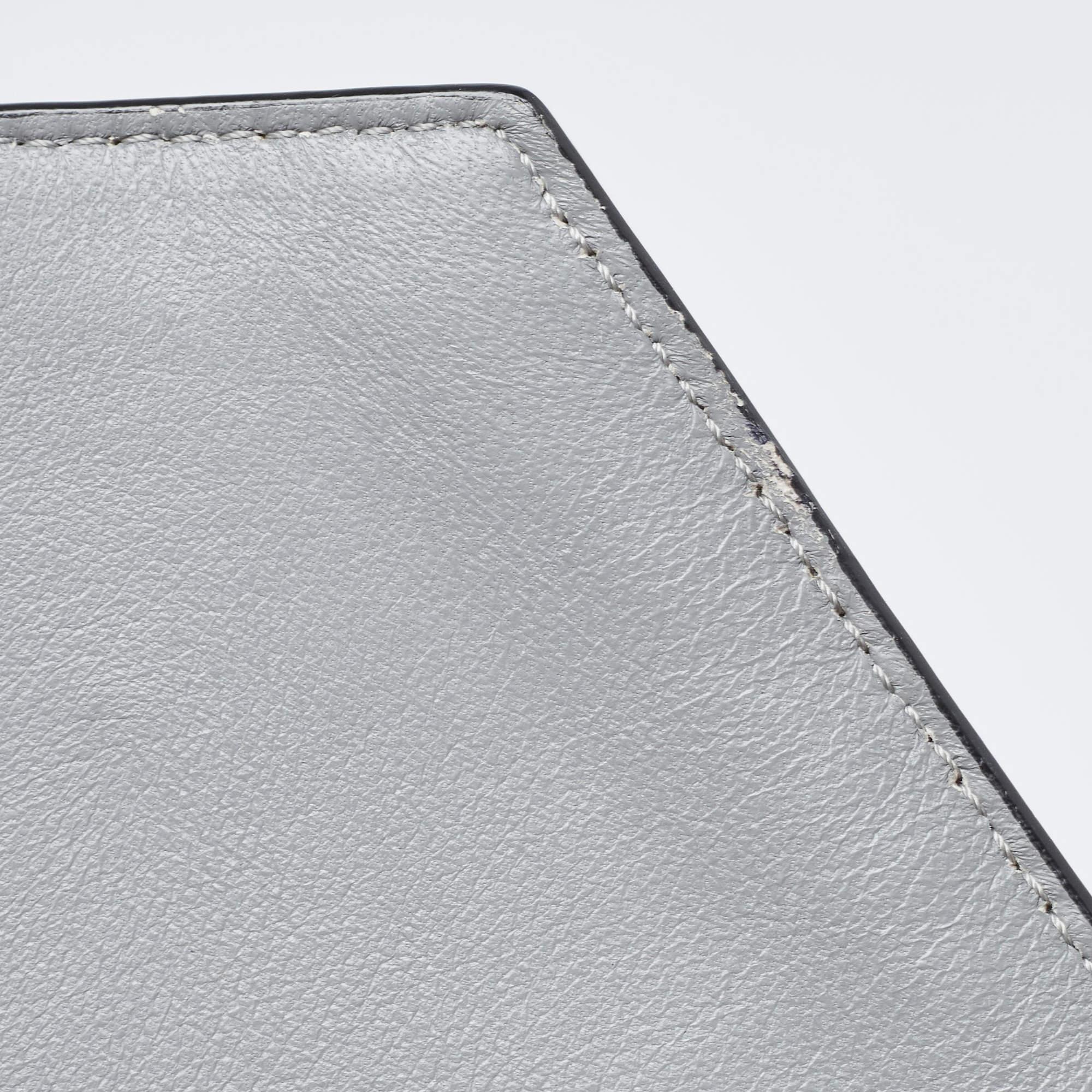 Givenchy Medium Obsedia Tragetasche aus grauem Leder Medium im Angebot 16