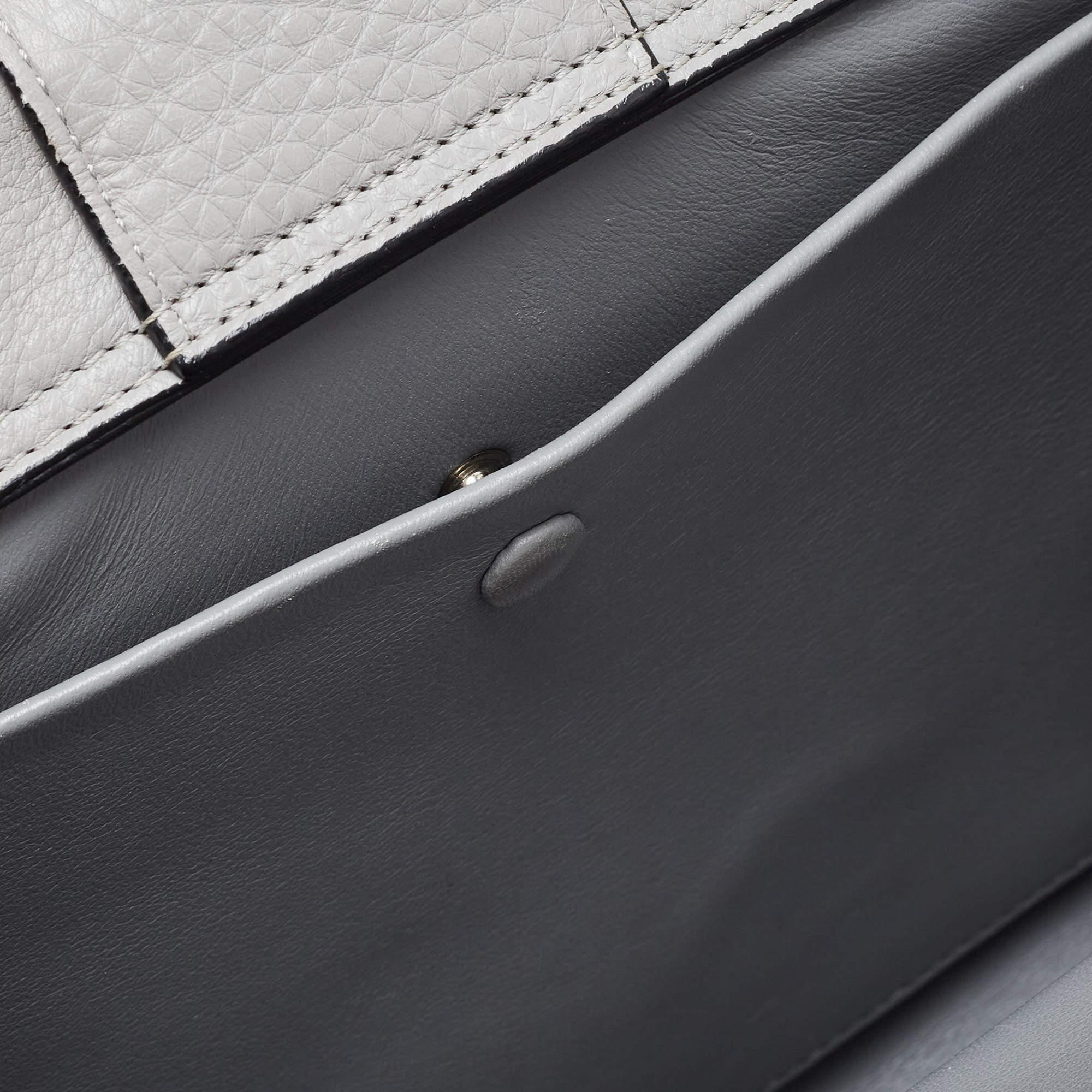 Givenchy Medium Obsedia Tragetasche aus grauem Leder Medium im Angebot 3