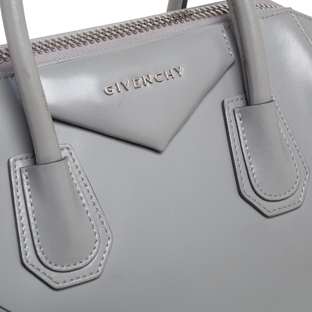 Givenchy Grey Leather Small Antigona Satchel 1