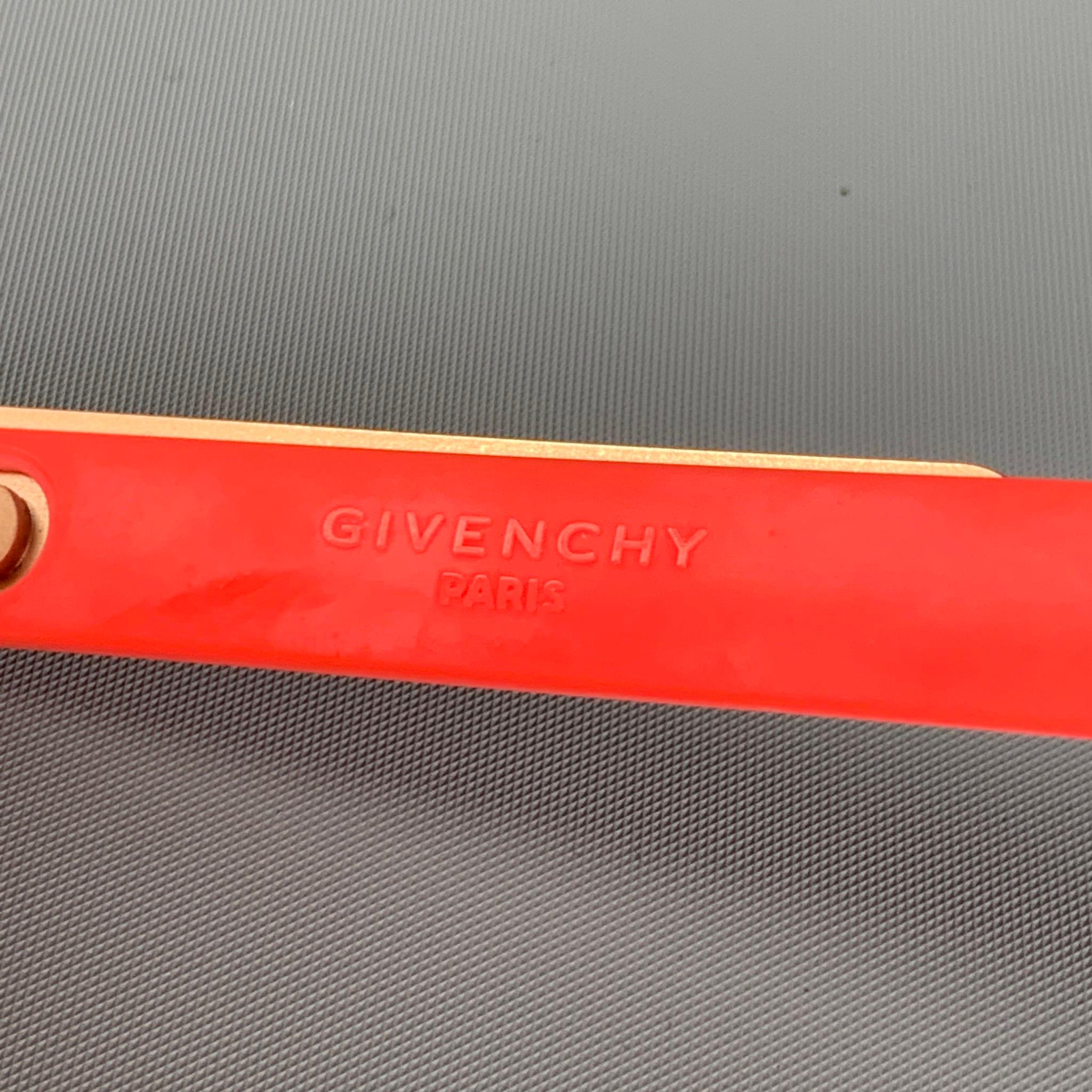GIVENCHY GV 7016 Pink Gold Plastic Rubber Sunglasses 1