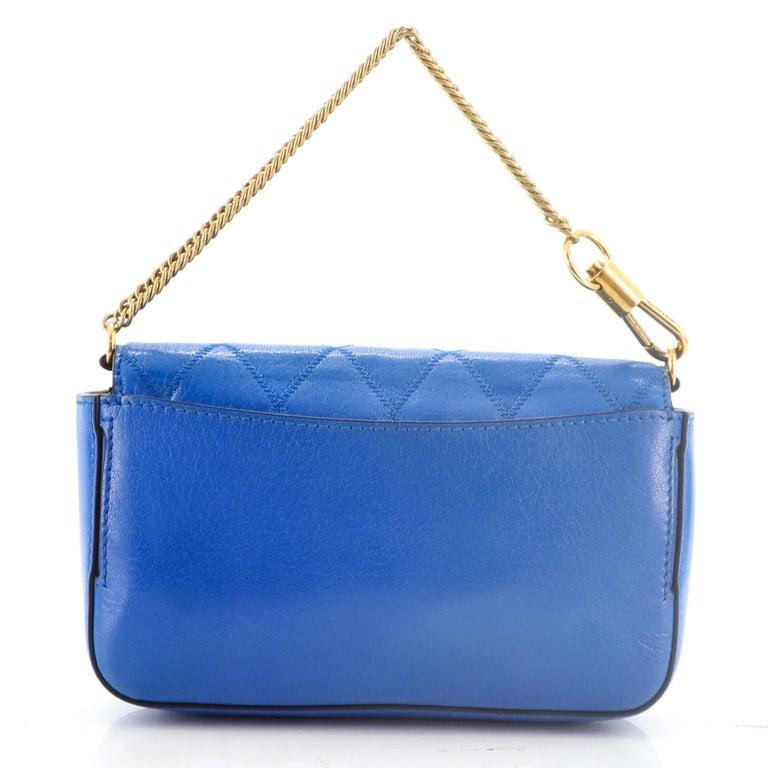 Givenchy GV3 Convertible Shoulder Bag Quilted Leather Mini at 1stDibs