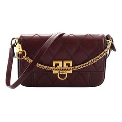 Givenchy GV3 Convertible Shoulder Bag Quilted Leather Mini