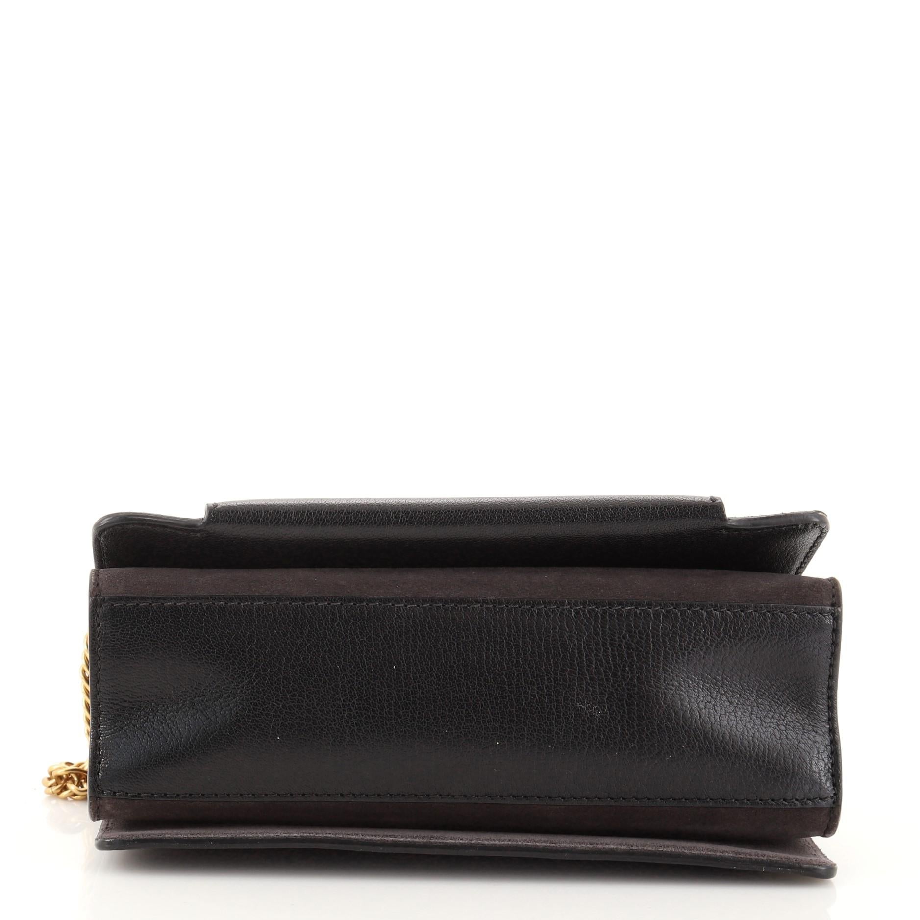 GV3 Klappentasche aus Leder mit Wildleder von Givenchy im Zustand „Gut“ in NY, NY