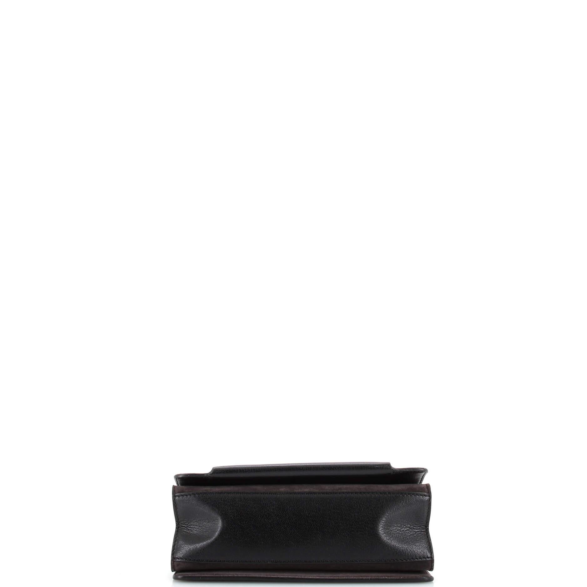 Givenchy GV3 Flap Bag Leder mit Wildleder Klein Damen