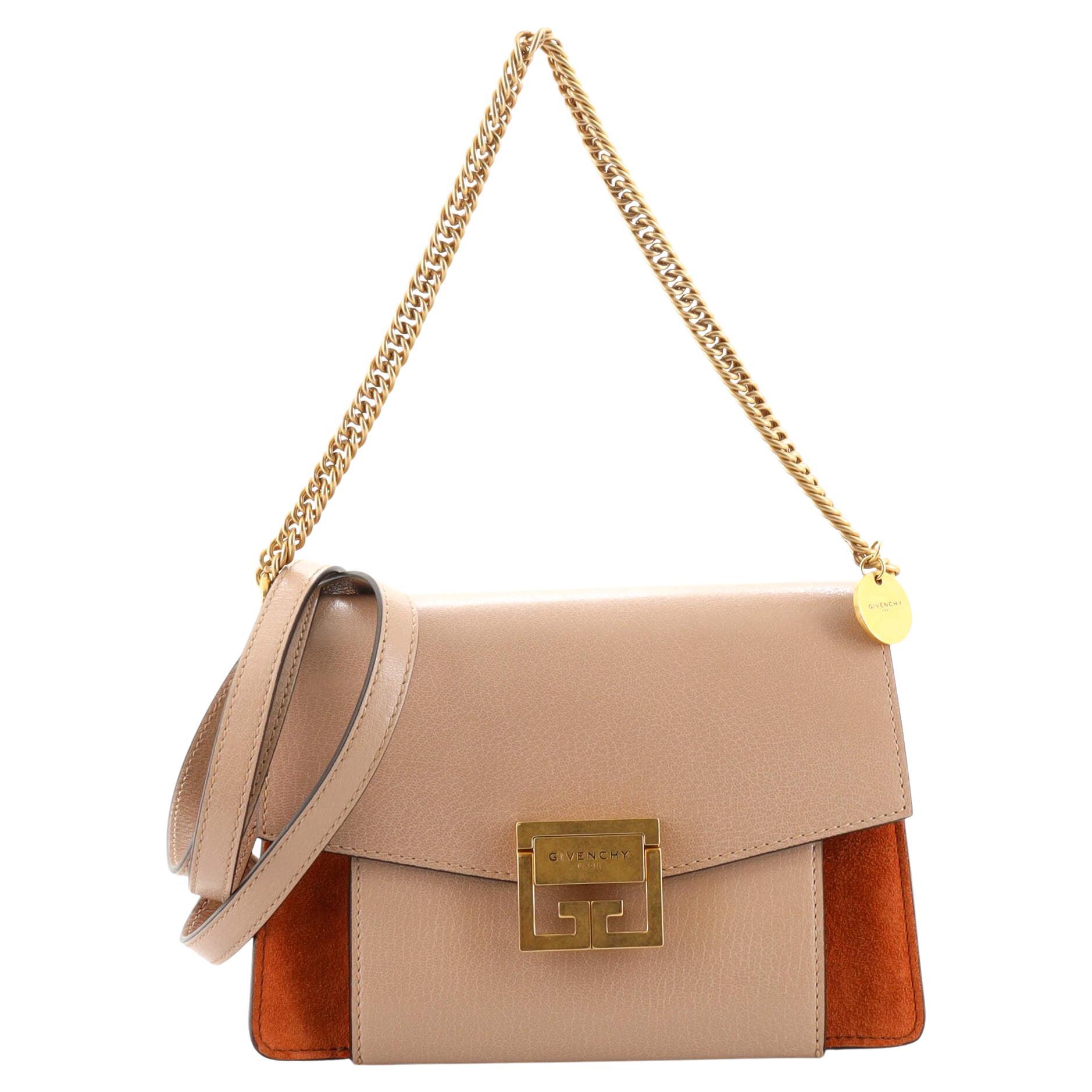 Givenchy GV3 Flap Bag Leather with Suede Small