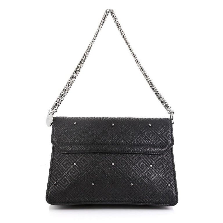 Givenchy GV3 Flap Bag Studded Embroidered Lambskin Small at 1stDibs ...