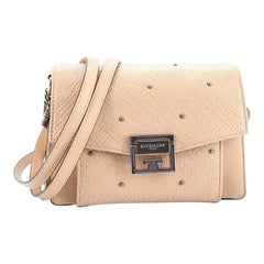 Givenchy GV3 Flap Bag Studded Embroidered Lambskin Small