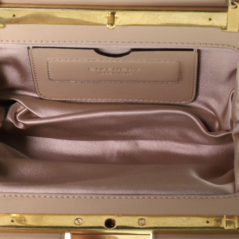 Givenchy GV3 Frame Clutch Leather Medium 2