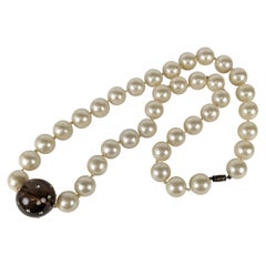 Givenchy Alta Costura Collar de perlas de cristal Gripoix, Bunny Mellon