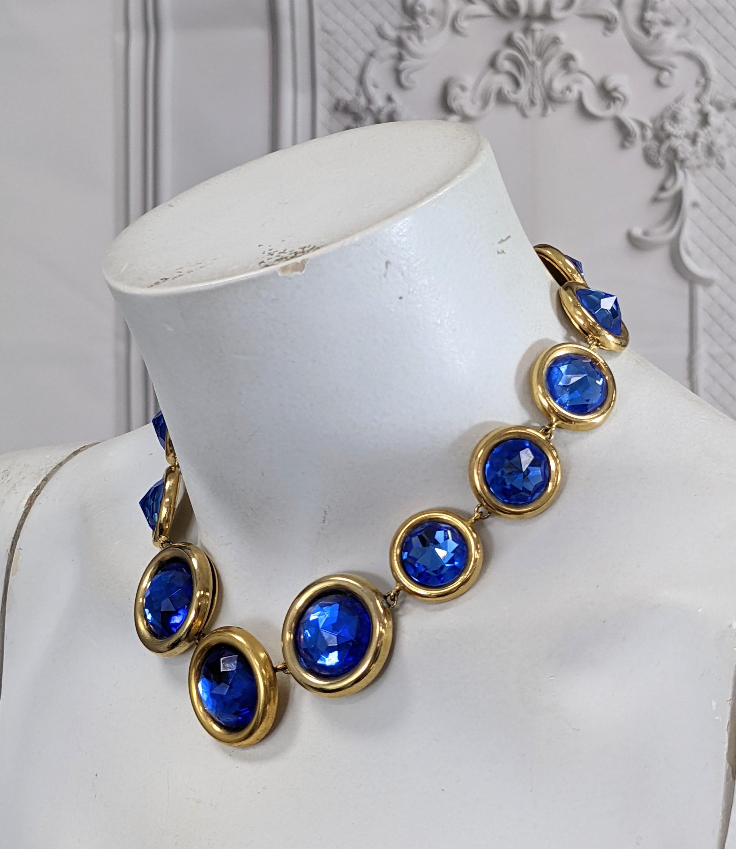 Givenchy Haute Couture Headlight Necklace, Provenance Bunny Mellon In Excellent Condition For Sale In New York, NY