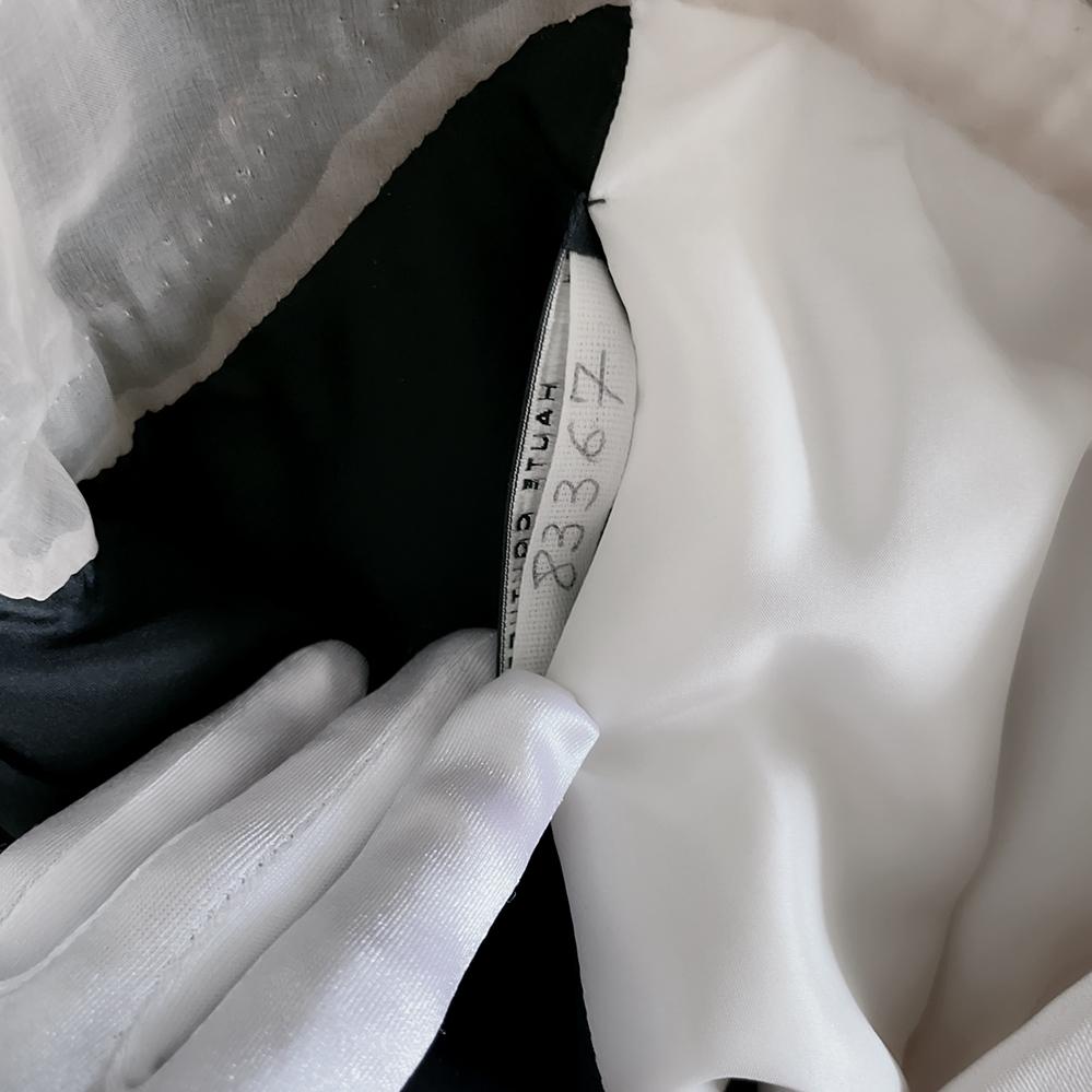 Givenchy Vestido de Alta Costura 1995 Espectacular Seda  Vestido de noche en venta 3