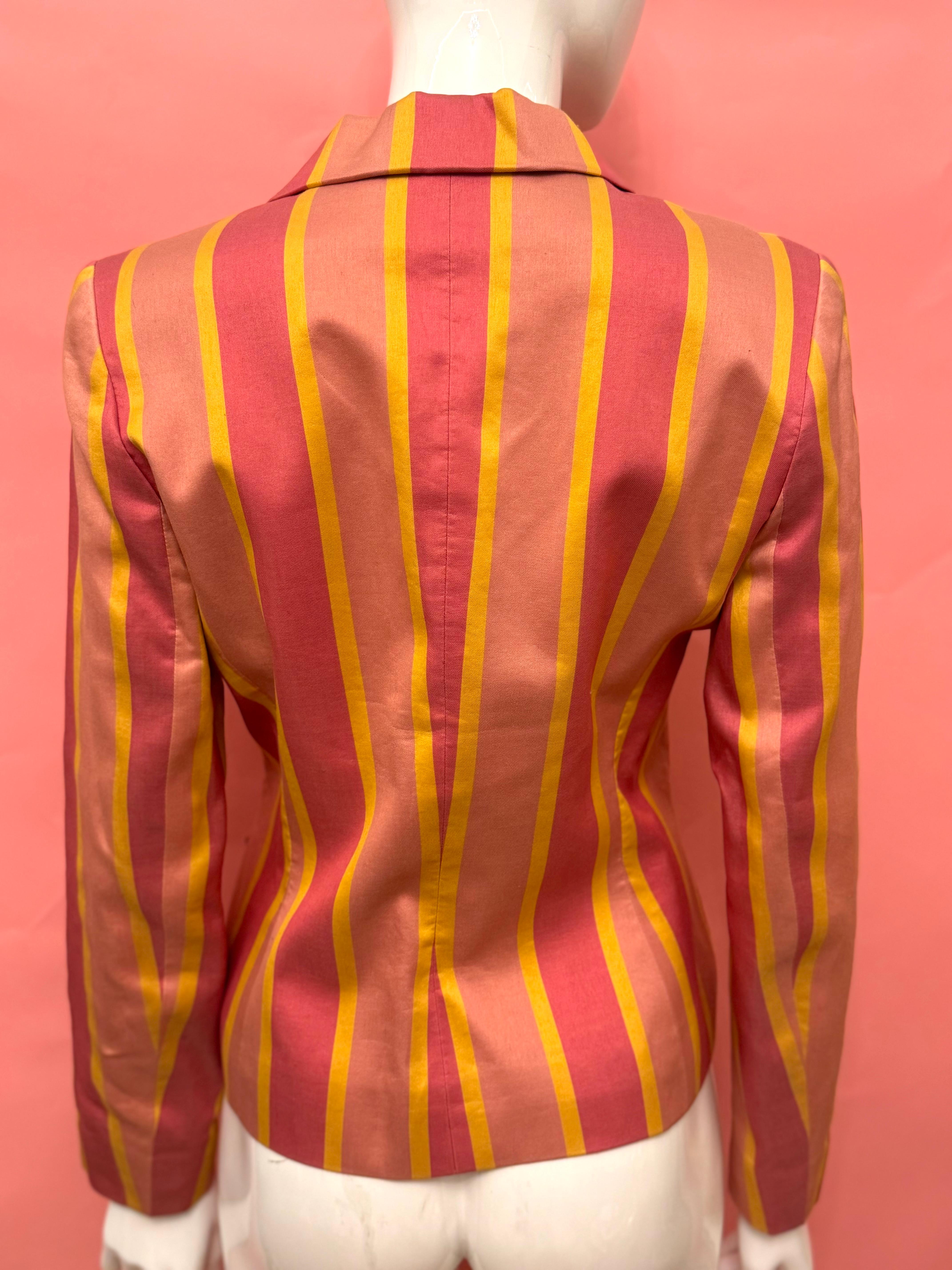 Givenchy Haute Couture S/S 1997, veste en ruban à nœud rose Unisexe en vente
