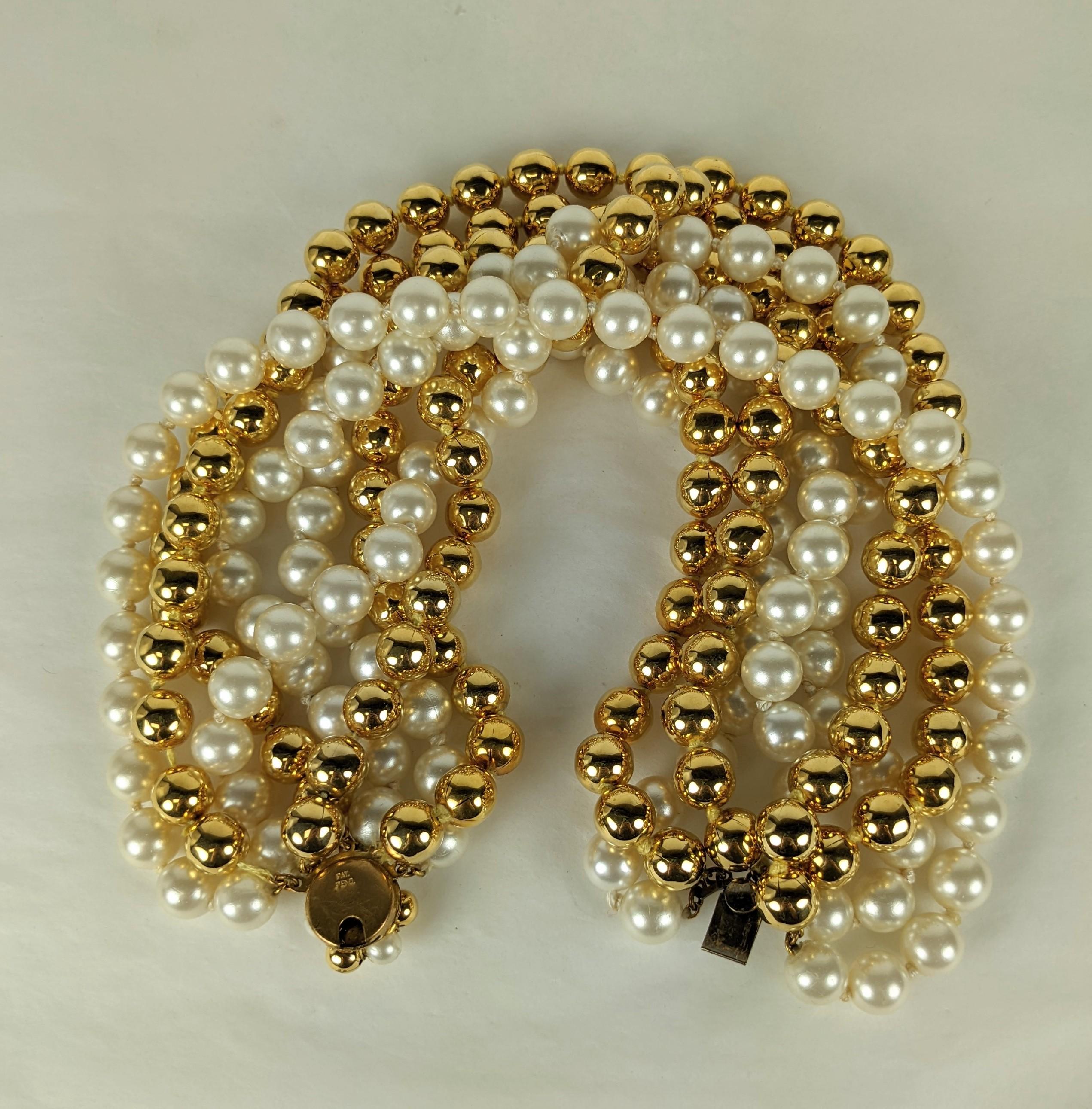  Givenchy Haute Couture Torsade Necklace, Provenance Bunny Mellon In Excellent Condition For Sale In New York, NY