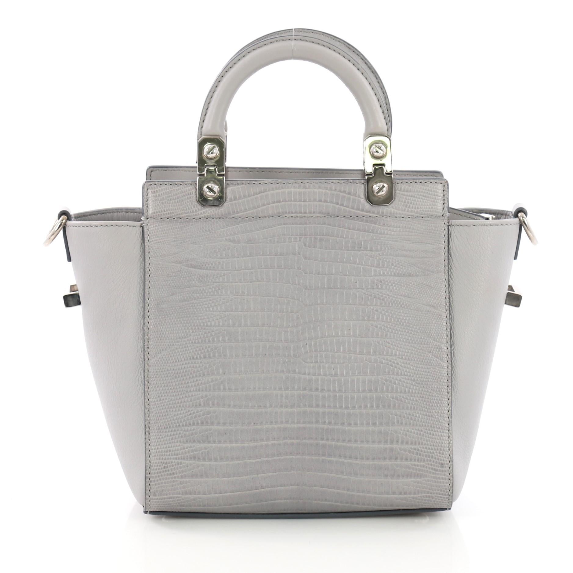 Women's Givenchy HDG Tote Lizard Embossed and Leather Mini
