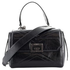 Givenchy ID Flap Bag Crinkled Glazed Leather Small