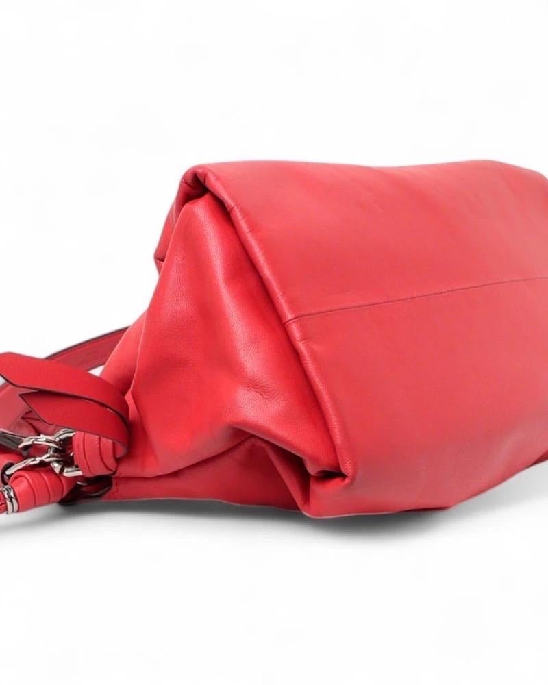 Givenchy ID93 Puffer Large Rossa Borsa a Spalla im Angebot 4