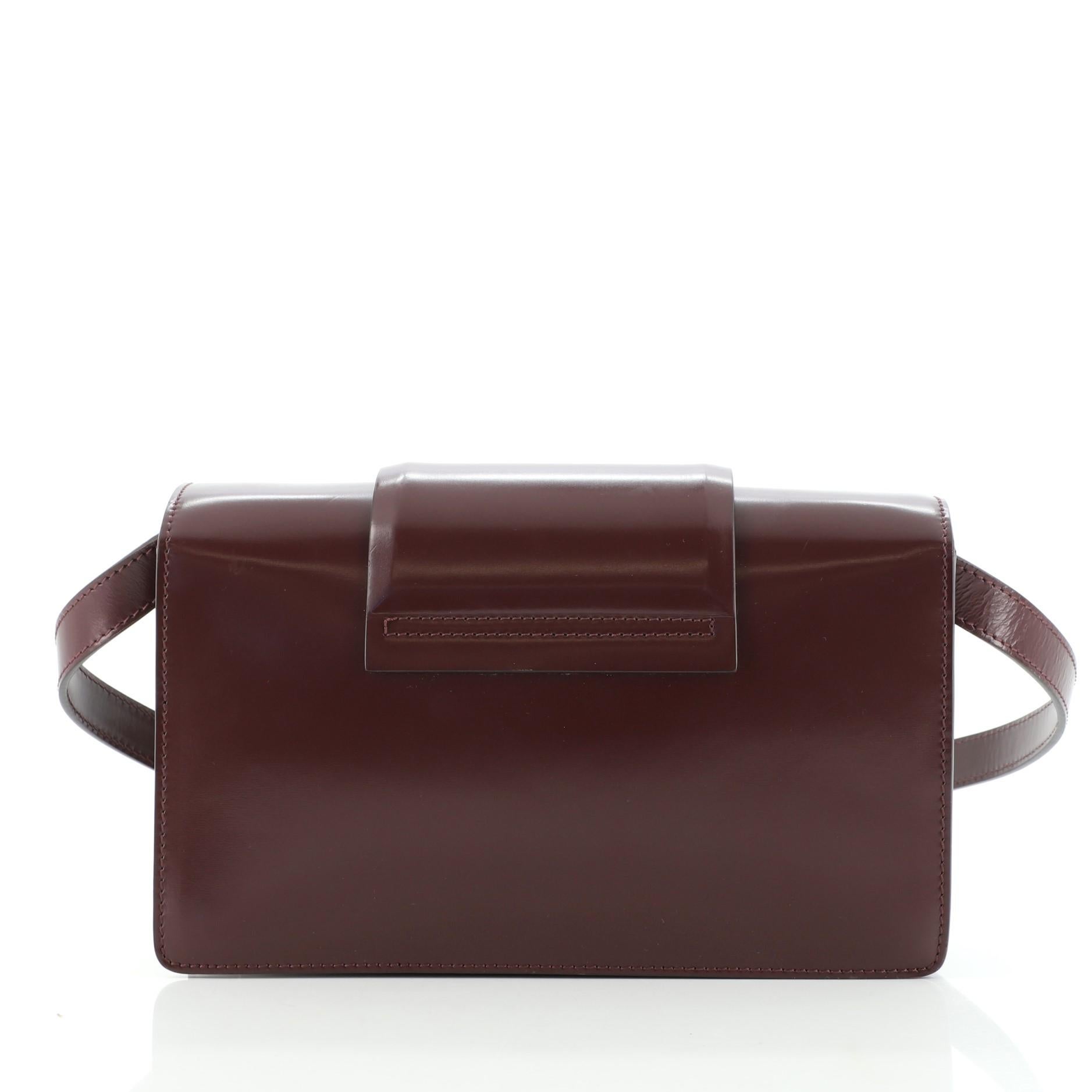 Givenchy Infinity Klappentasche aus Leder (Schwarz)