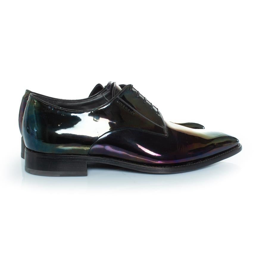 Givenchy, Derby de piel iridiscente en Excelente estado para la venta en AMSTERDAM, NL