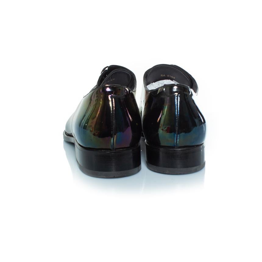 De los hombres Givenchy, Derby de piel iridiscente en venta