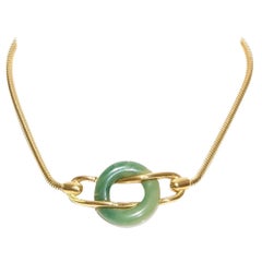 Givenchy Jade Choker Necklace