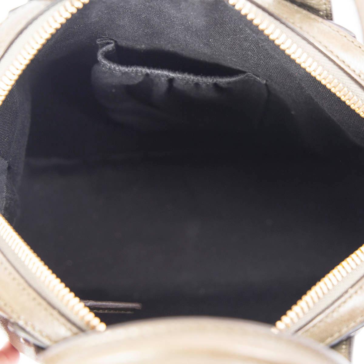 Women's GIVENCHY khaki green leather NIGHTINGALE DOME Shoulder Bag