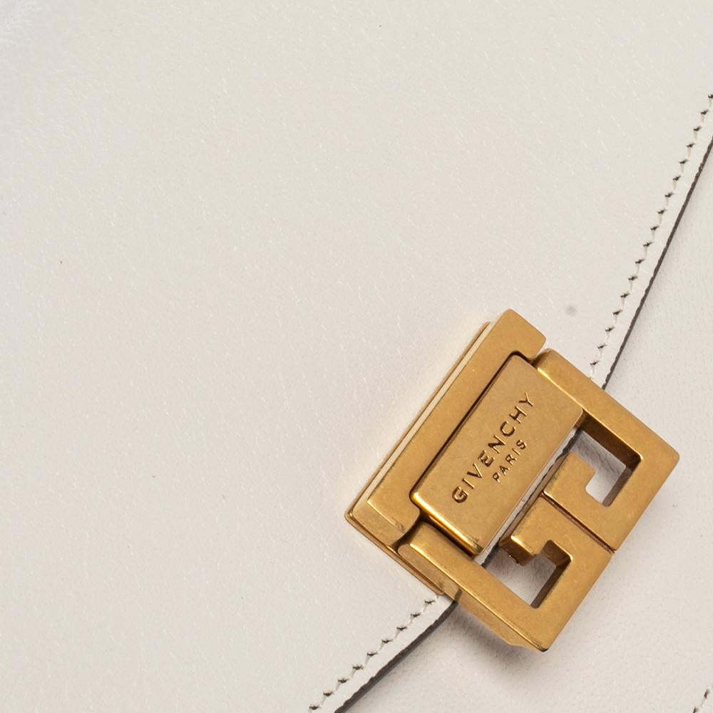 Givenchy Leather and Suede Mini GV3 Crossbody Bag 2