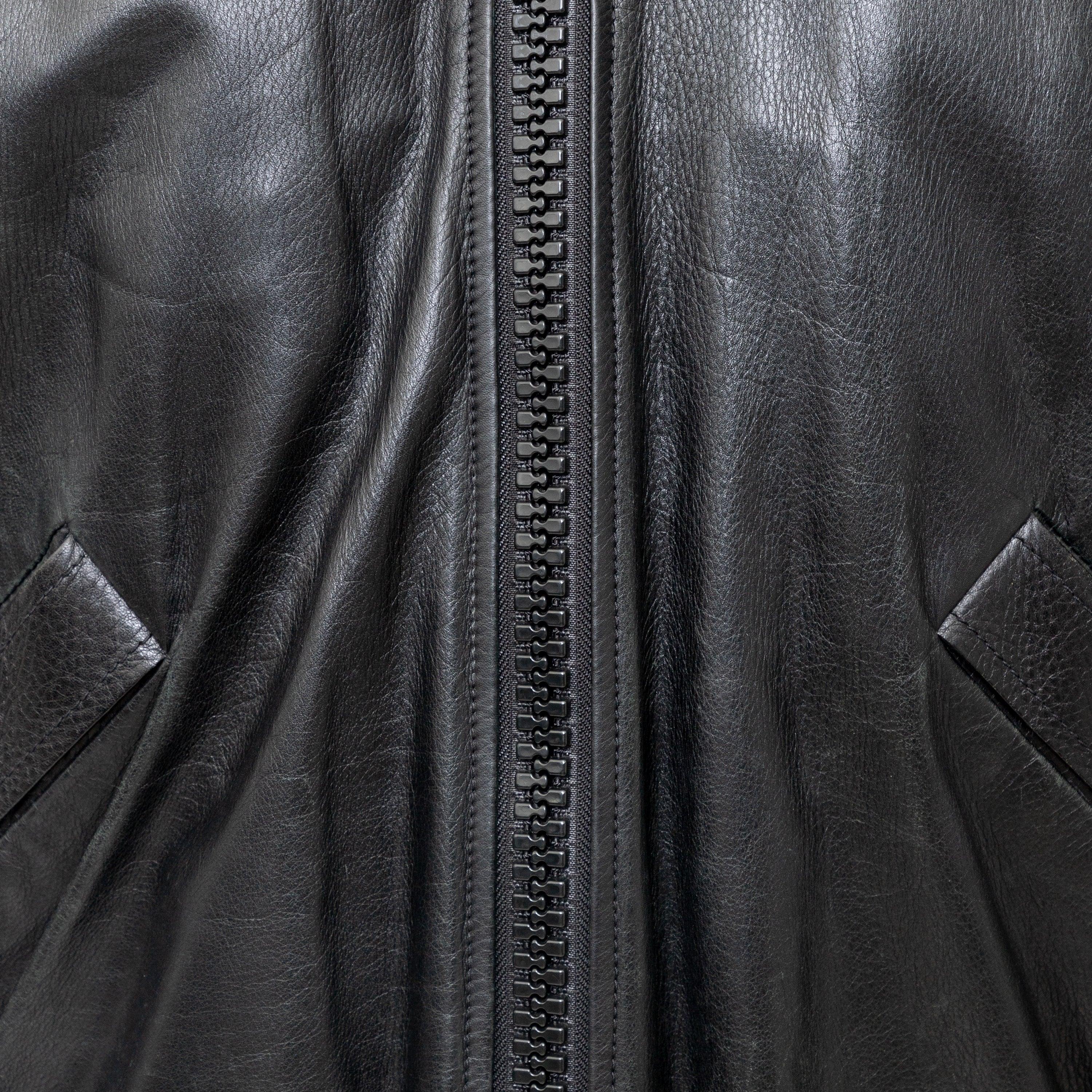 Givenchy Leather Bomber Jacket - '10s For Sale 2