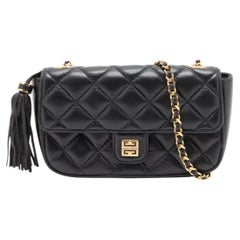 Givenchy Leather Chain Shoulder Bag Black
