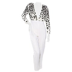 Used Givenchy Leopard Print Jumpsuit