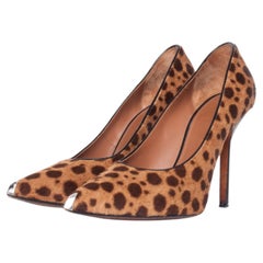 Givenchy, Leopard print pony skin pumps