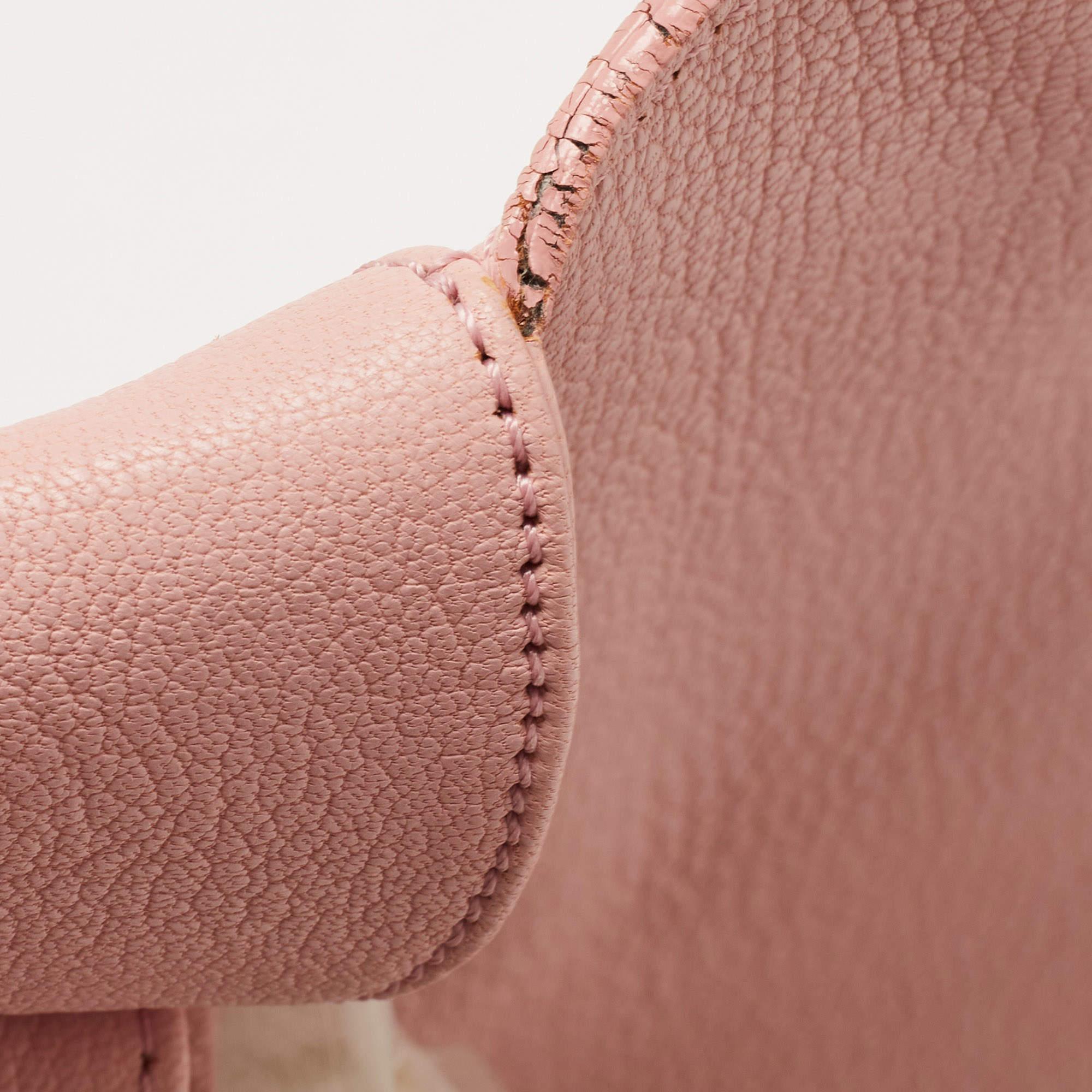 Givenchy Light Pink Leather Antigona Envelope Clutch 6