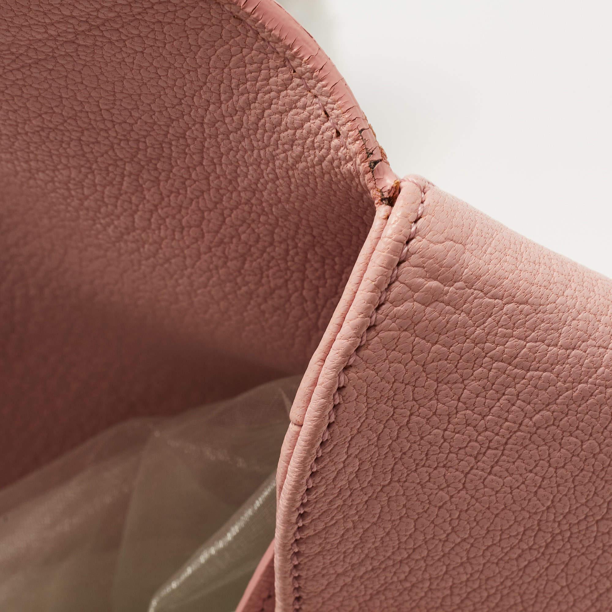 Givenchy Light Pink Leather Antigona Envelope Clutch 7