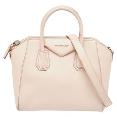 Givenchy Light Pink Leather Small Antigona Satchel