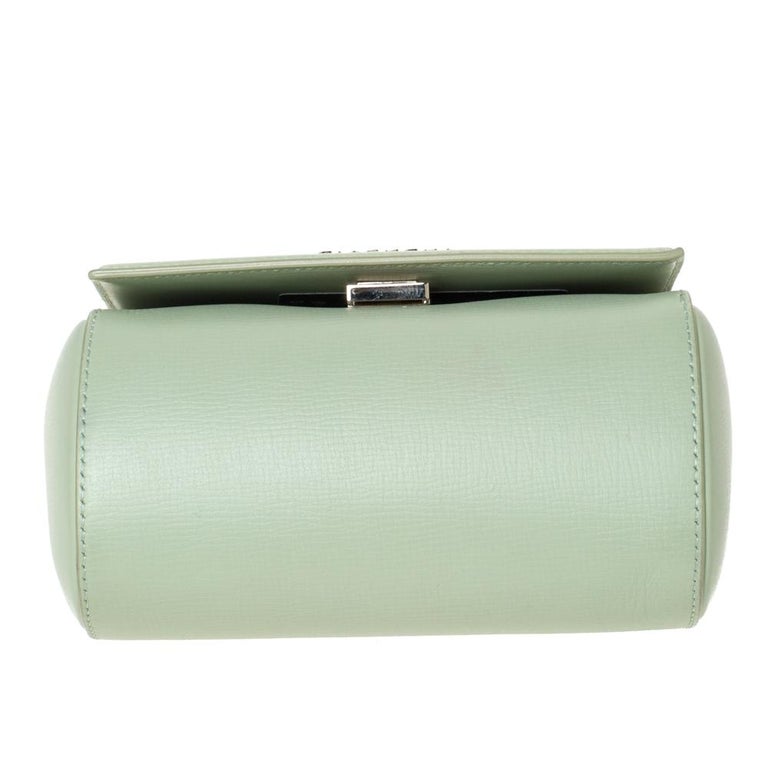 Givenchy Lime Green Leather Mini Pandora Box Shoulder Bag at 1stDibs