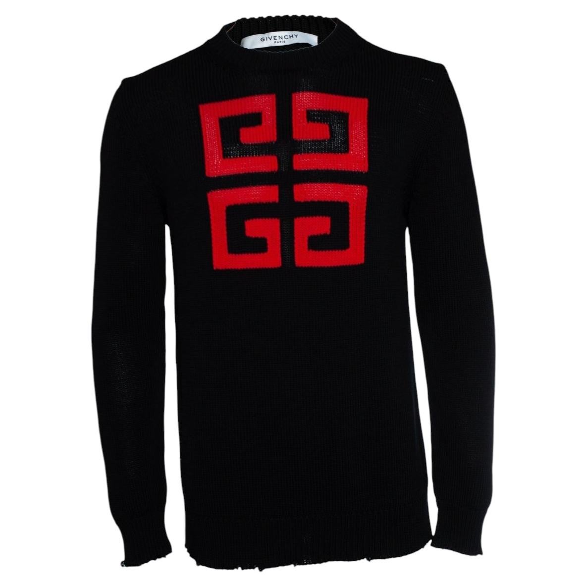 Givenchy, Logo cotton knit sweater