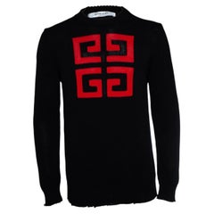 Givenchy, Logo cotton knit sweater