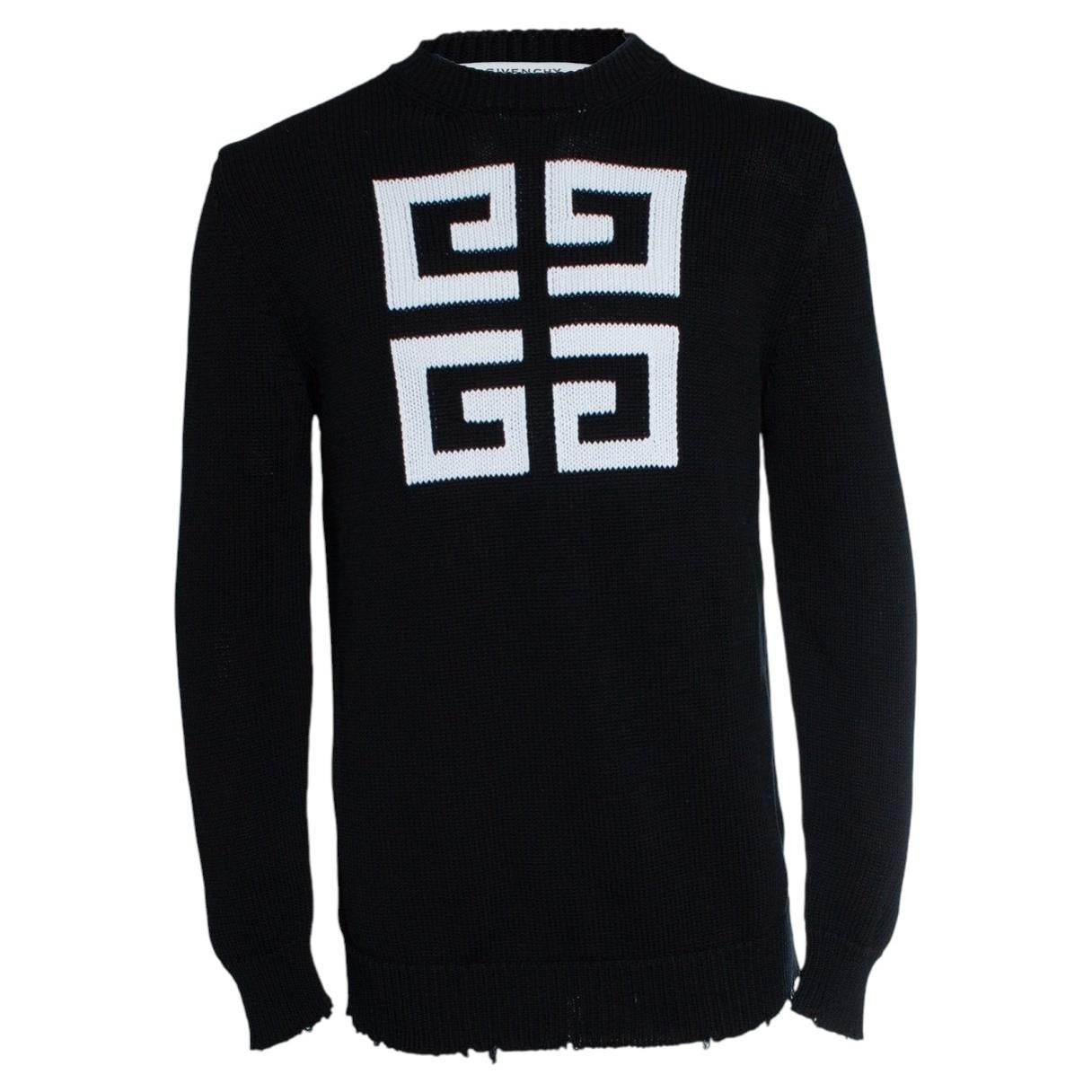 Givenchy, Logo cotton knit sweater