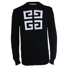 Givenchy, Logo cotton knit sweater