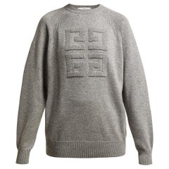 Givenchy Logo-Jacquard Cashmere Sweater
