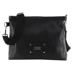 Givenchy Logo Patch Messenger Bag Leather Medium